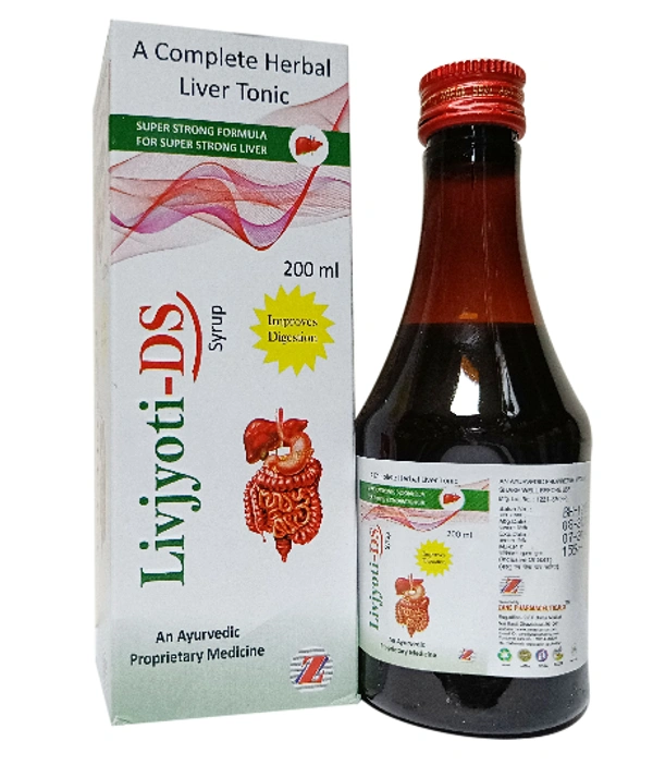 Livjyoti DS Syrup — Ayurvedic Liver Tonic & Hepato-Renal Support | Natural Aid for Jaundice, Liver Enlargement & Anorexia